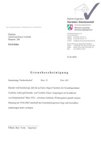 grenzbescheinigung